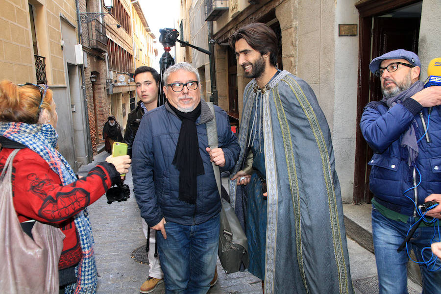 Rodaje de &#039;La Catedral del Mar&#039; en Segovia con Aitor Luna (1/2)