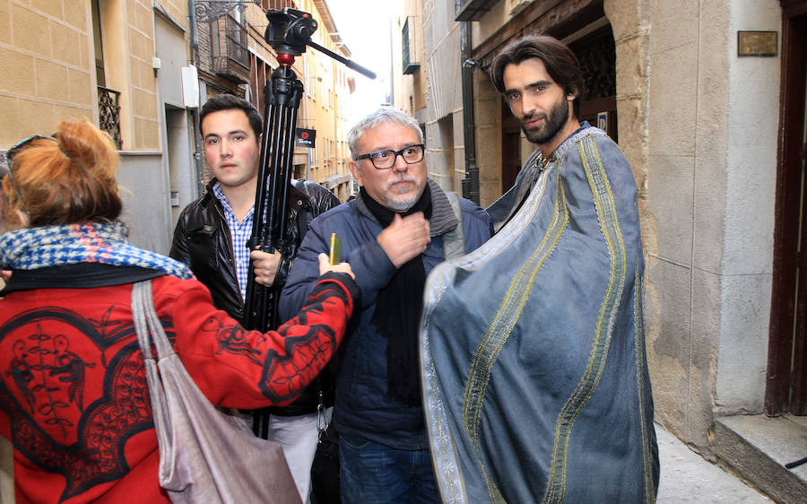 Rodaje de &#039;La Catedral del Mar&#039; en Segovia con Aitor Luna (1/2)