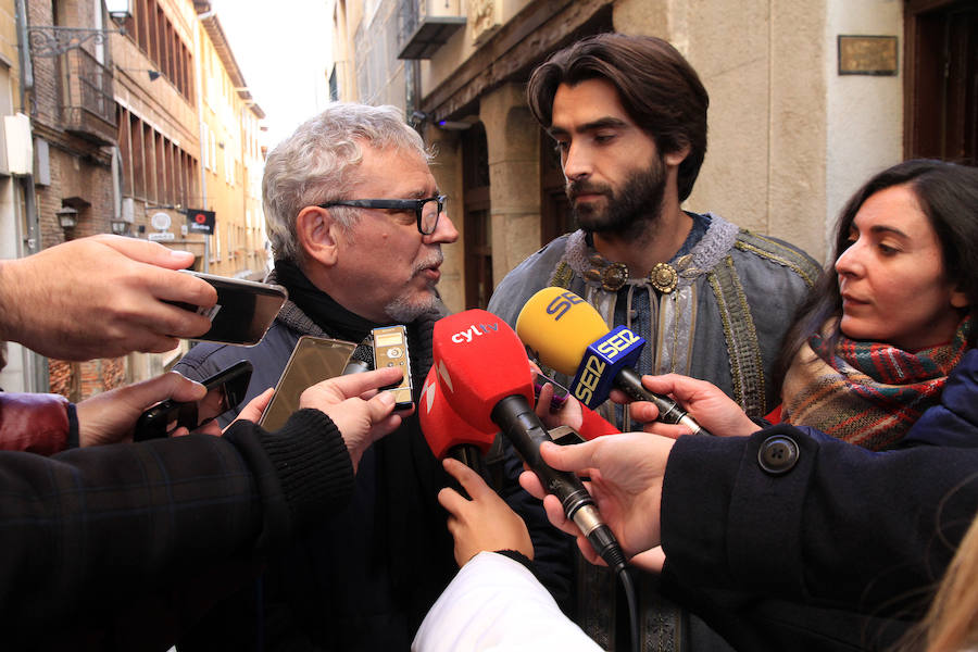 Rodaje de &#039;La Catedral del Mar&#039; en Segovia con Aitor Luna (2/2)