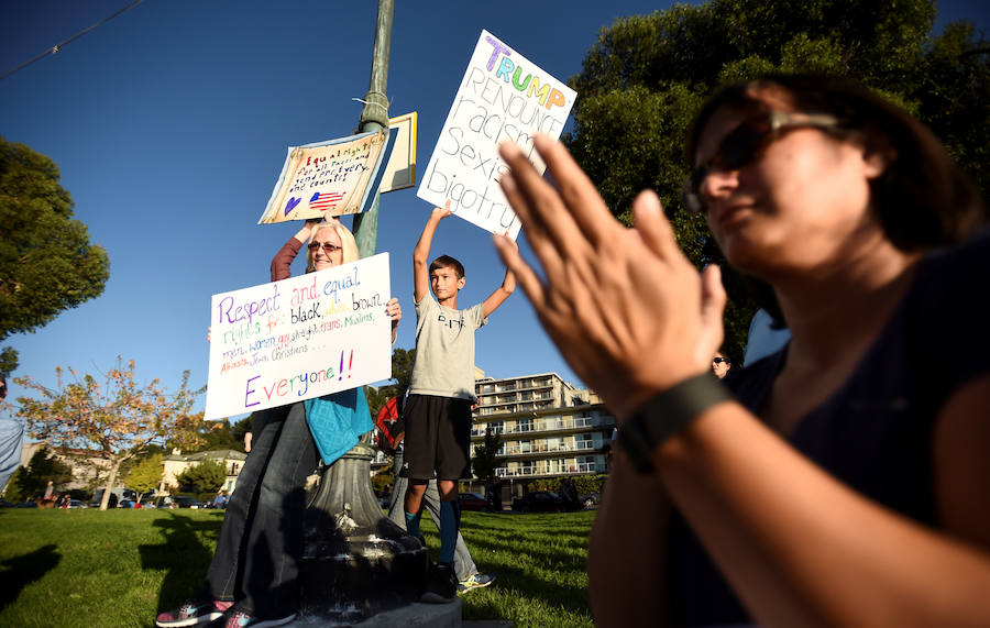 Las protestas contra Trump no cesan