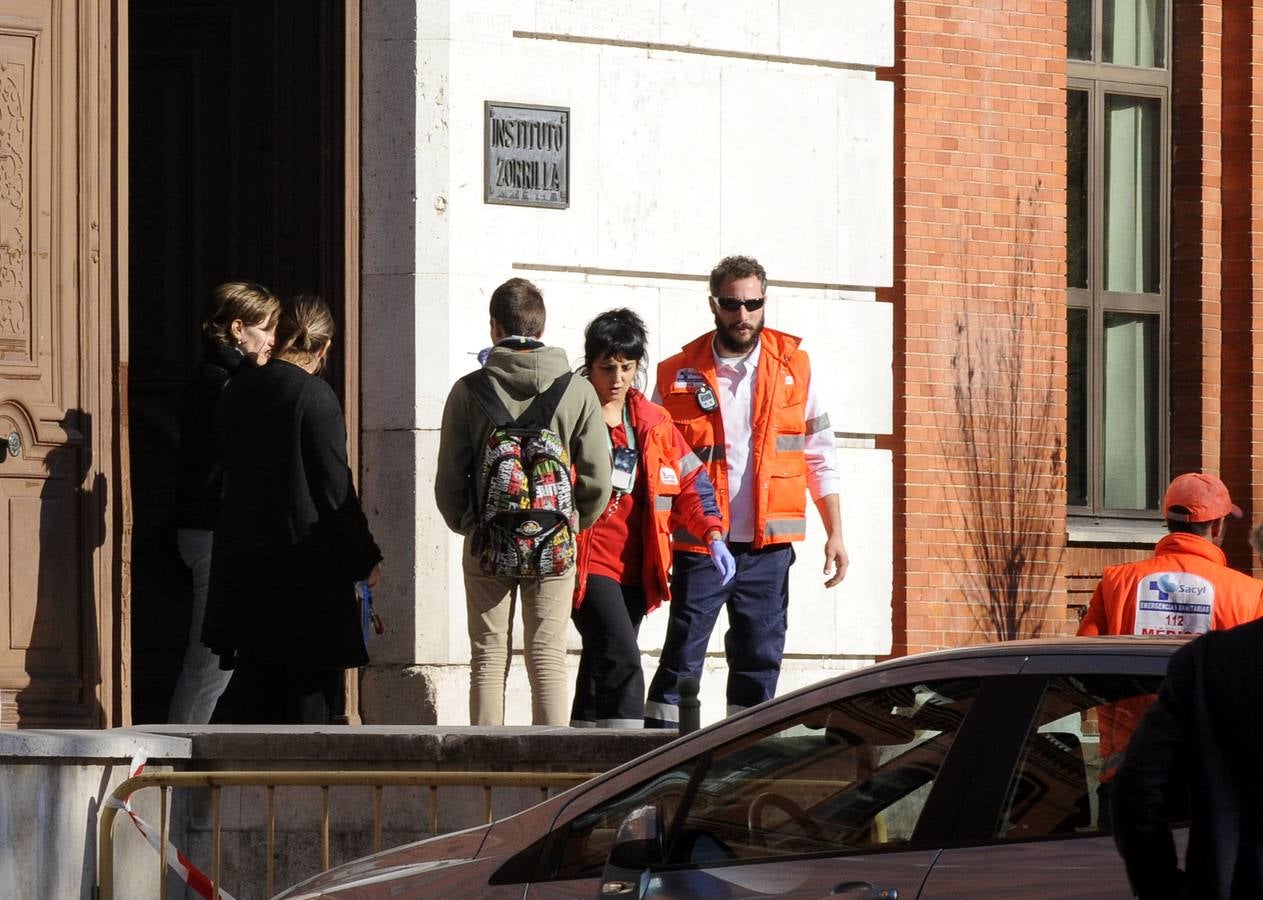 Desalojan el instituto Zorrilla de Valladolid por un gas tóxico