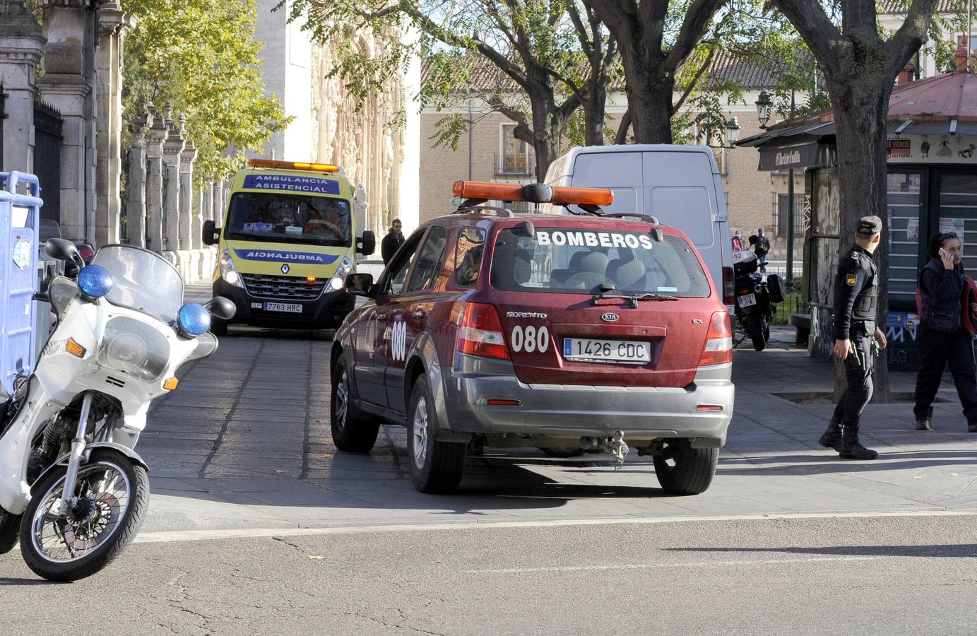 Desalojan el instituto Zorrilla de Valladolid por un gas tóxico