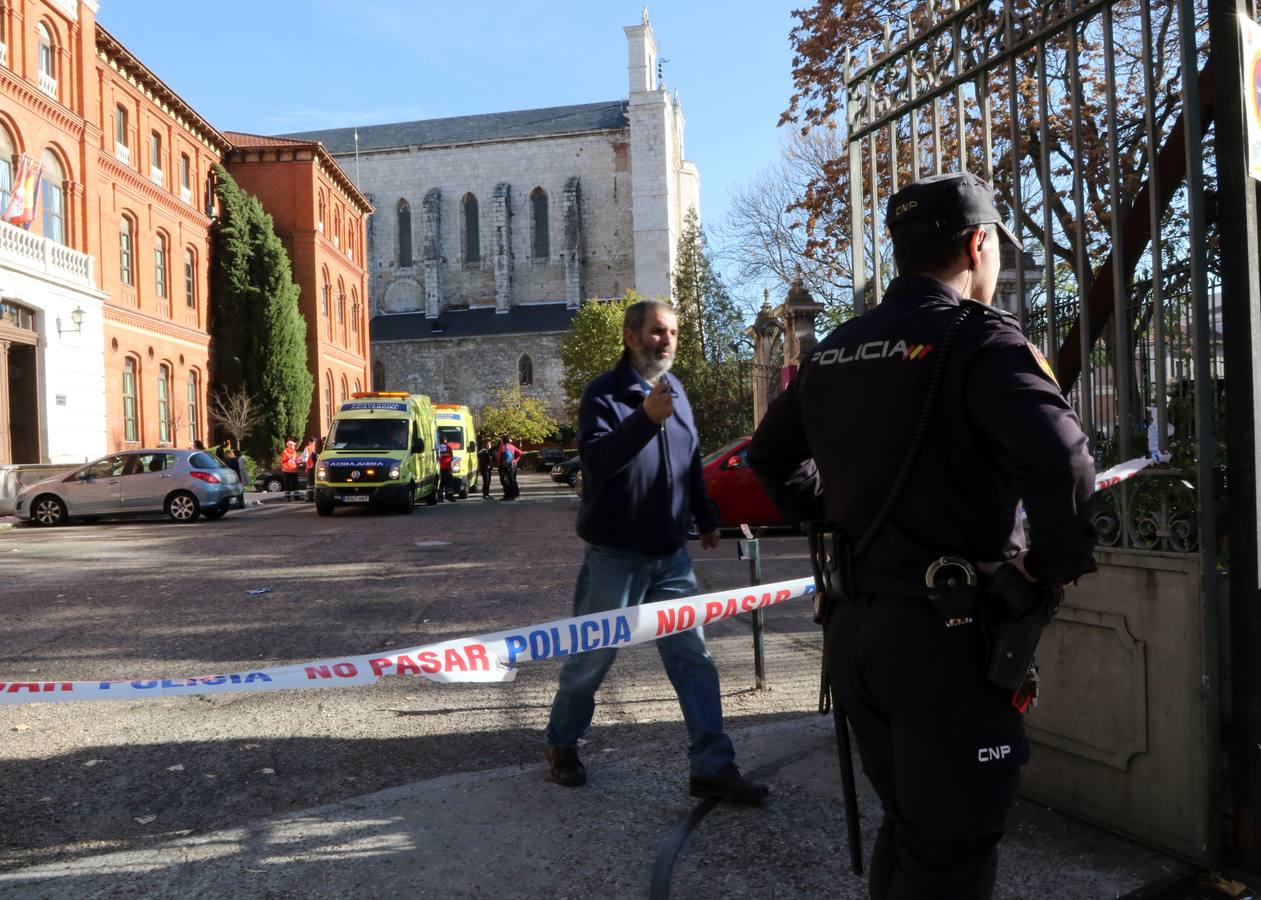 Desalojan el instituto Zorrilla de Valladolid por un gas tóxico
