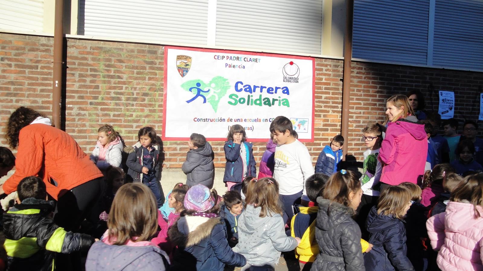 Carrera solidaria en el colegio Padre Claret de Palencia