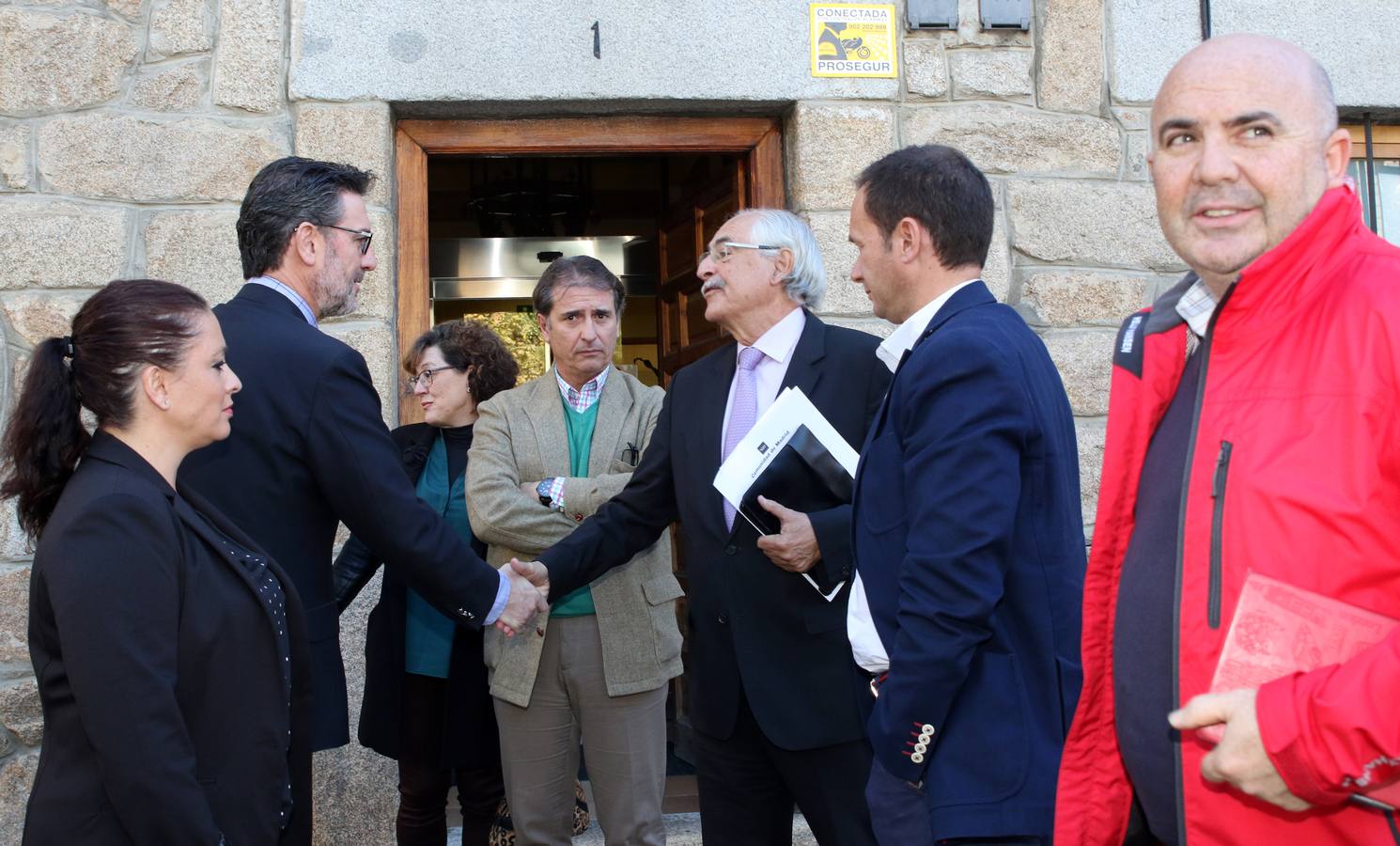 Reunión de alcaldes de los municipios afectados por la regulación del tráfico en el Alto de Navacerrada