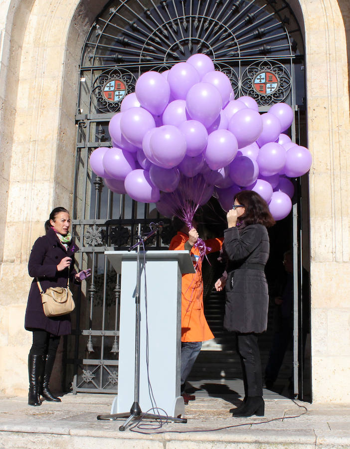 Manifesto en la Plaza Mayor. 