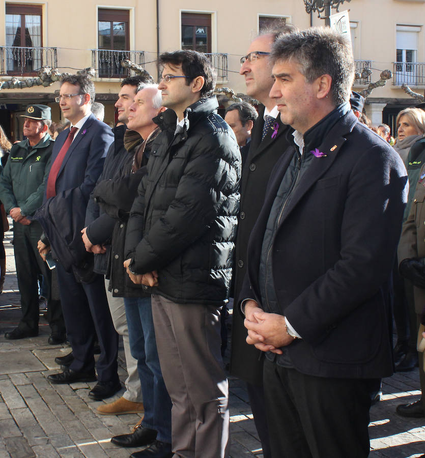 Manifesto en la Plaza Mayor. 