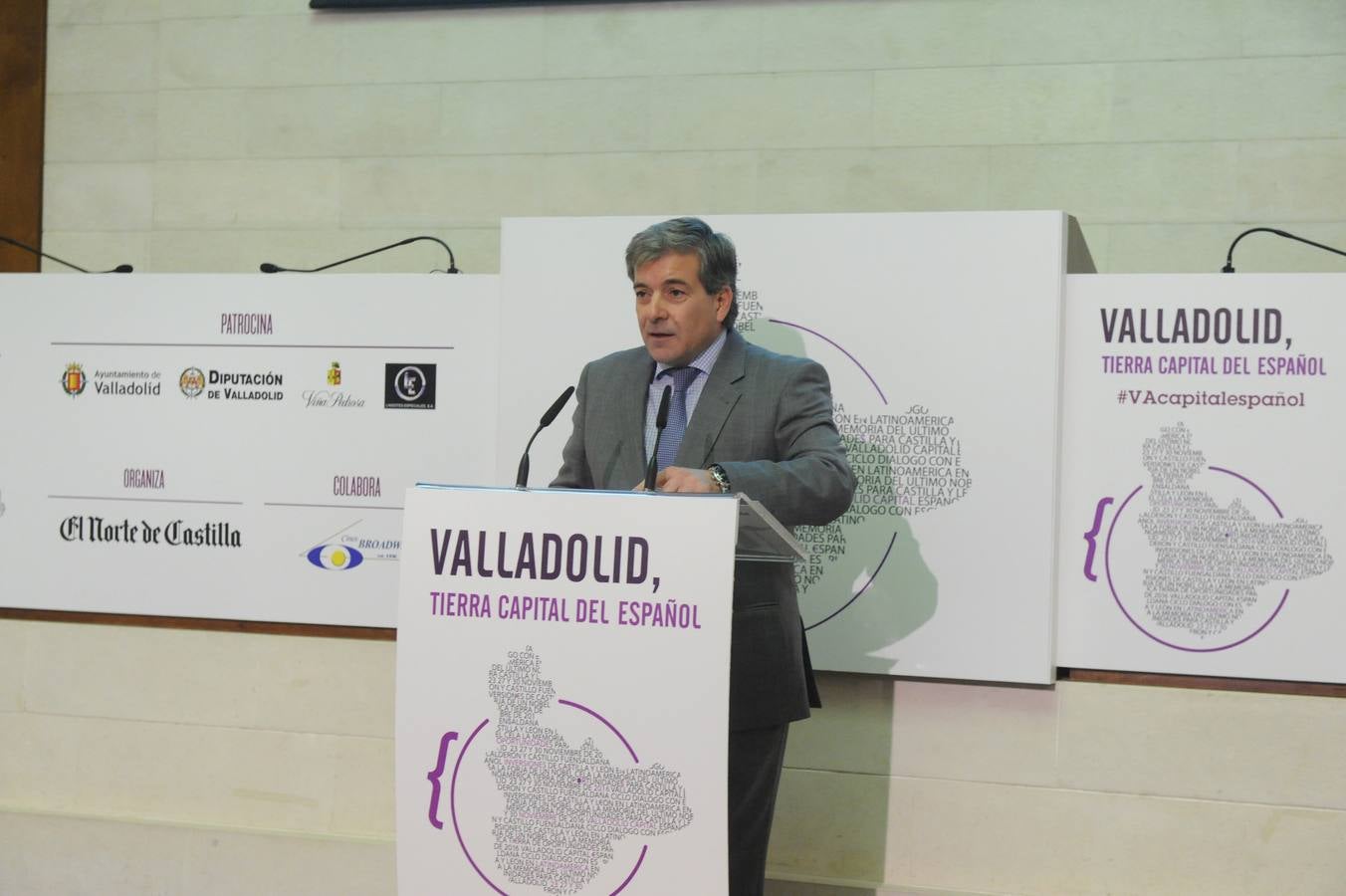 Inauguración de las jornadas &#039;Valladolid, Tierra Capital del Español&#039; organizadas por El Norte de Castilla