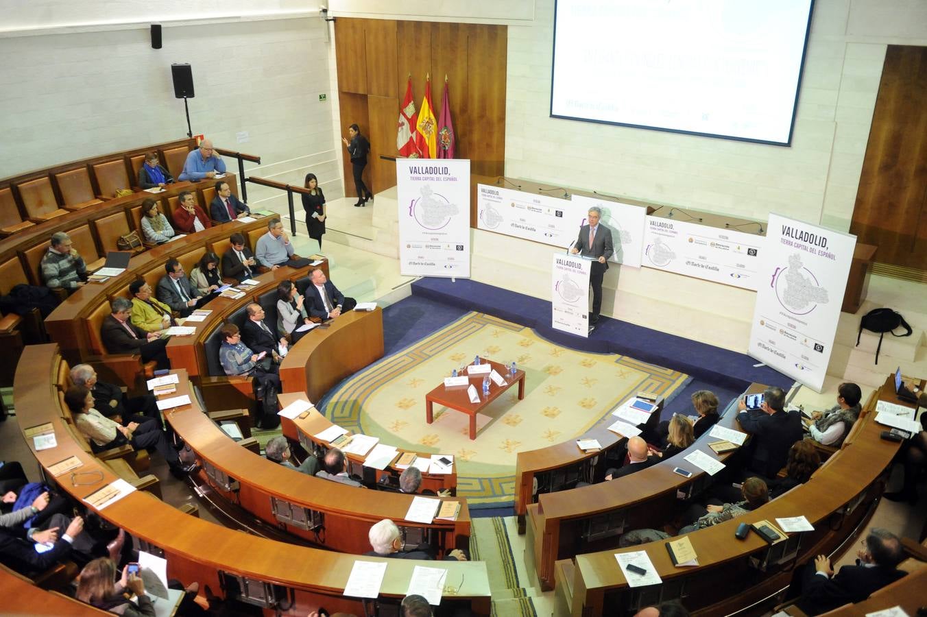 Inauguración de las jornadas &#039;Valladolid, Tierra Capital del Español&#039; organizadas por El Norte de Castilla