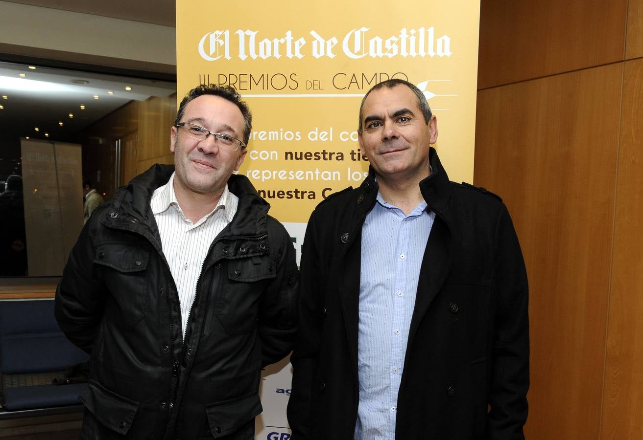 Julián Arroyo y José María Redondo, de la Asociación Vallisoletana de Vendedores de Prensa.