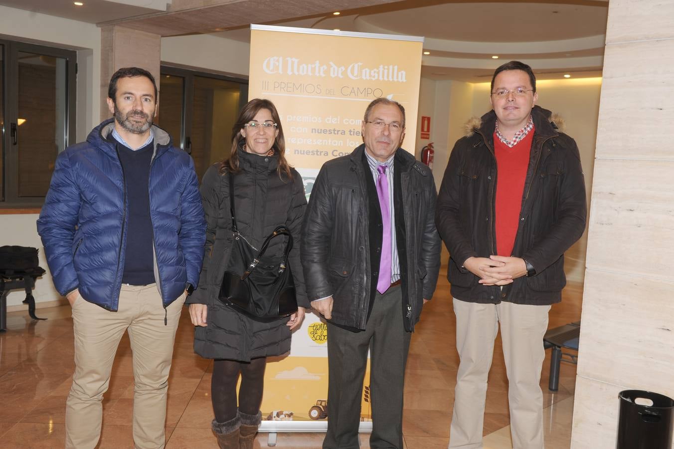 Raúl Monje, MªJesús Carbajosa, Eusebio Peláez y José Antonio Sánchez.