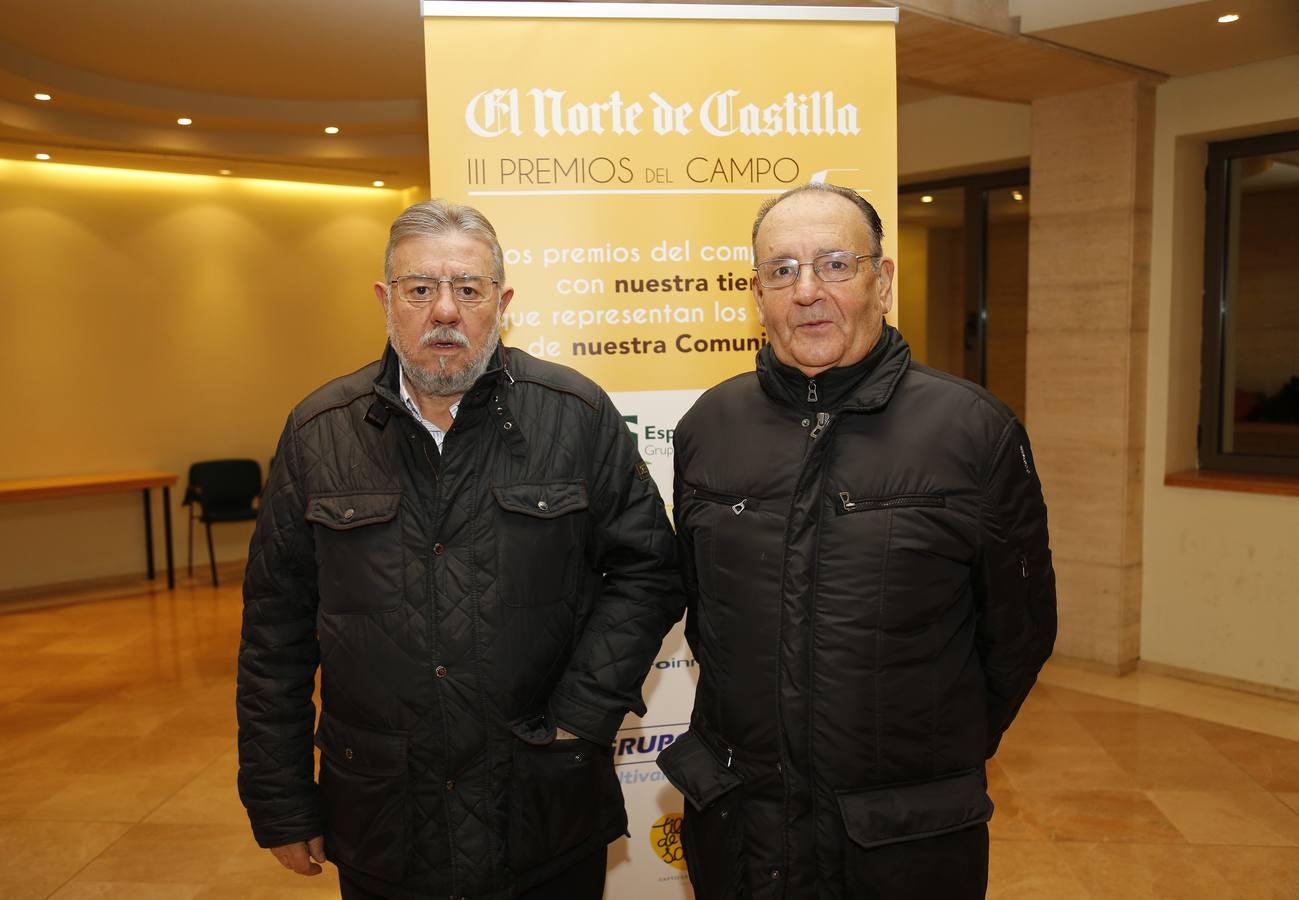 Jesús Cid (Cooperativa Río Valdavia) y Pedro Pablo Miguel.