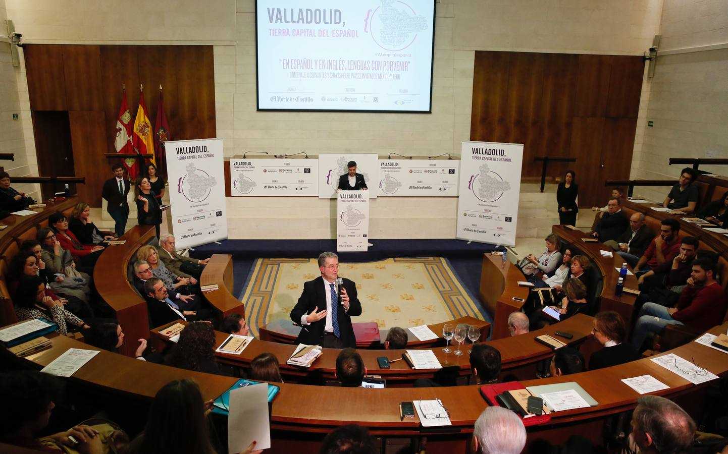 Segunda jornada del congreso &#039;Valladolid, Tierra Capital del Español&#039; organizado por El Norte de Castilla