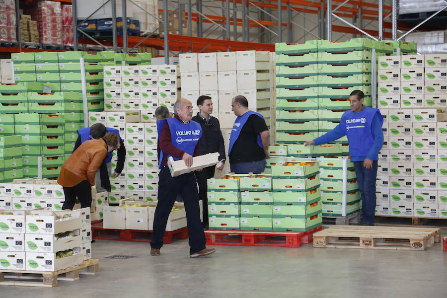 Visita de la Reina Sofía al Banco de Alimentos de Salamanca