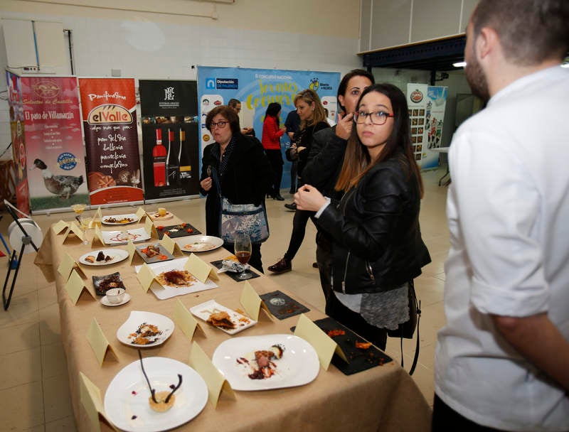 La burgalesa Vanesa López, ganadora del II Concurso Nacional Jóvenes Cocineros Alimentos de Palencia