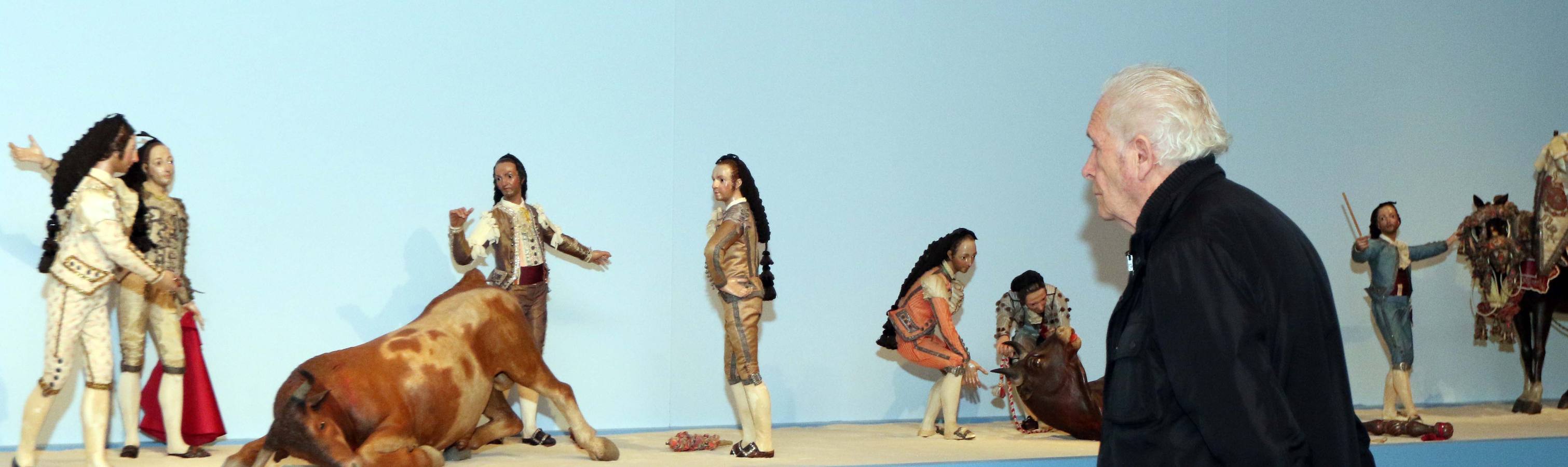 Juan Vicente Herrera inaugura la exposición &#039;Armarse a la suerte&#039; en el Museo Nacional de Escultura de Valladolid