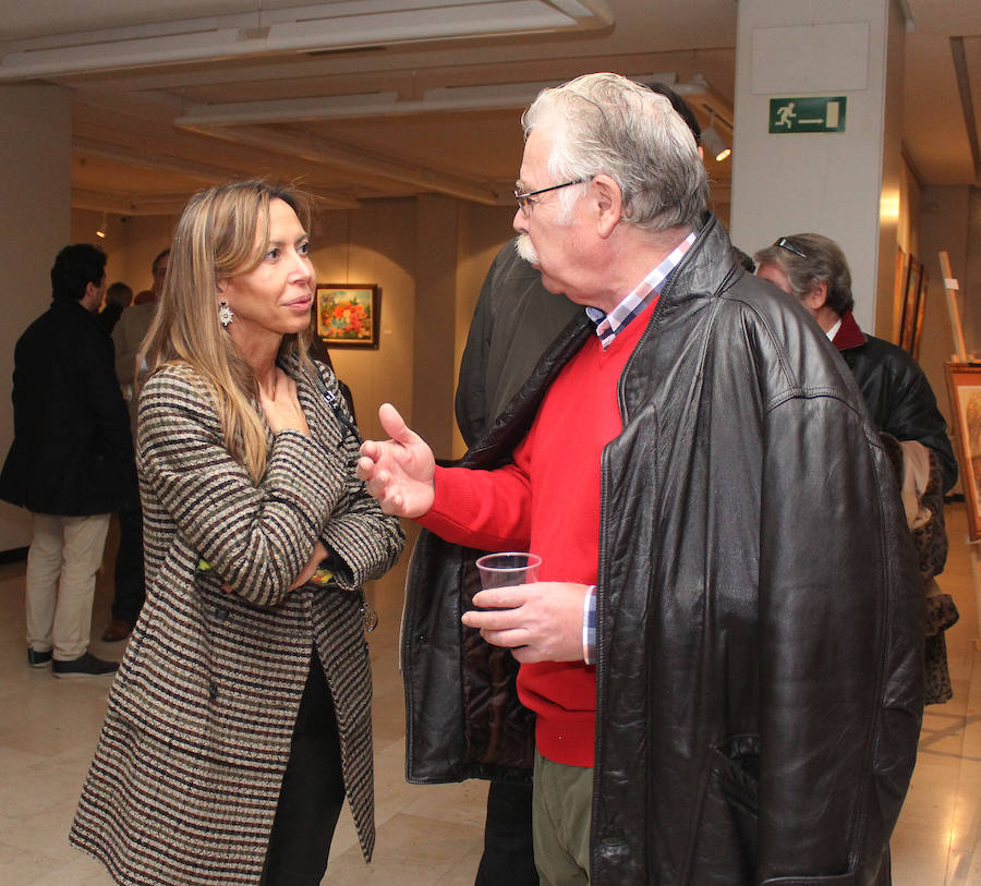 Inauguración de la exposición de Fernando Escobar en Palencia