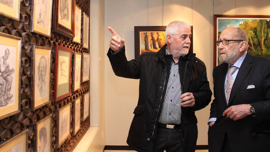 Inauguración de la exposición de Fernando Escobar en Palencia