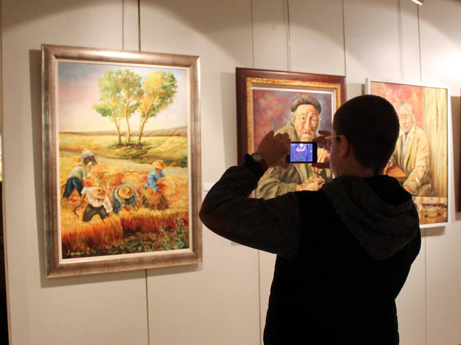 Inauguración de la exposición de Fernando Escobar en Palencia