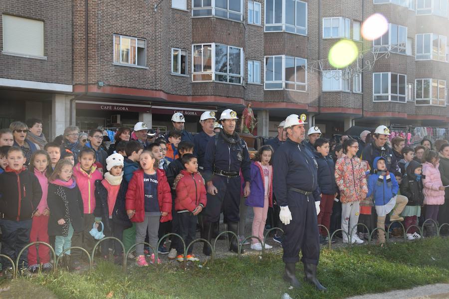 Guardo festeja a Santa Bárbara, patrona de los mineros