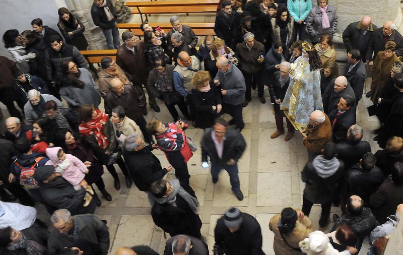 Subida a la ermita de Nuestra Señora de la Concepción de la Virgen de los Pegotes en Nava del Rey