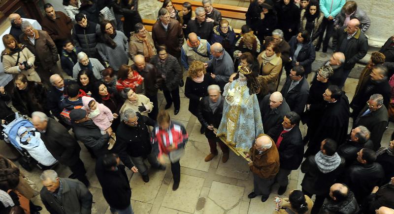 Subida a la ermita de Nuestra Señora de la Concepción de la Virgen de los Pegotes en Nava del Rey
