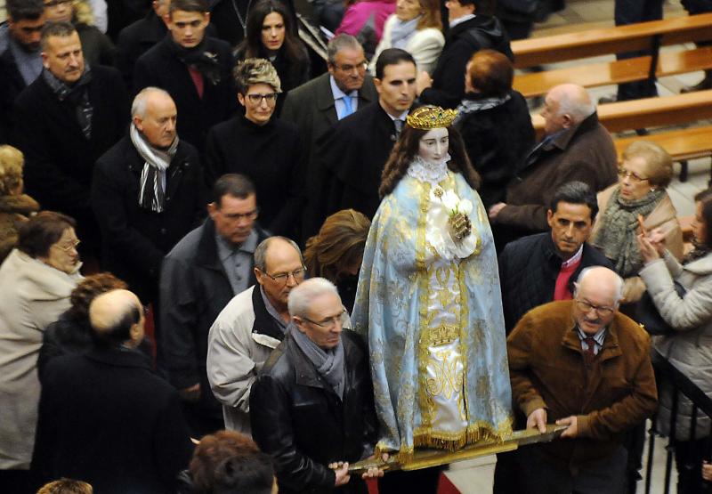 Subida a la ermita de Nuestra Señora de la Concepción de la Virgen de los Pegotes en Nava del Rey