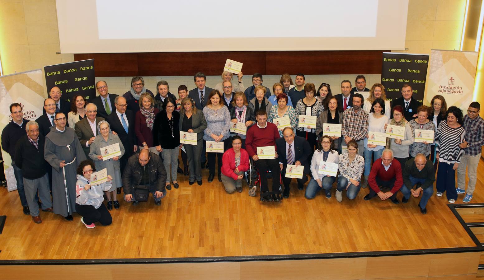 Bankia y la Fundación Caja Segovia entregan las ayudas a proyectos sociales de la provincia