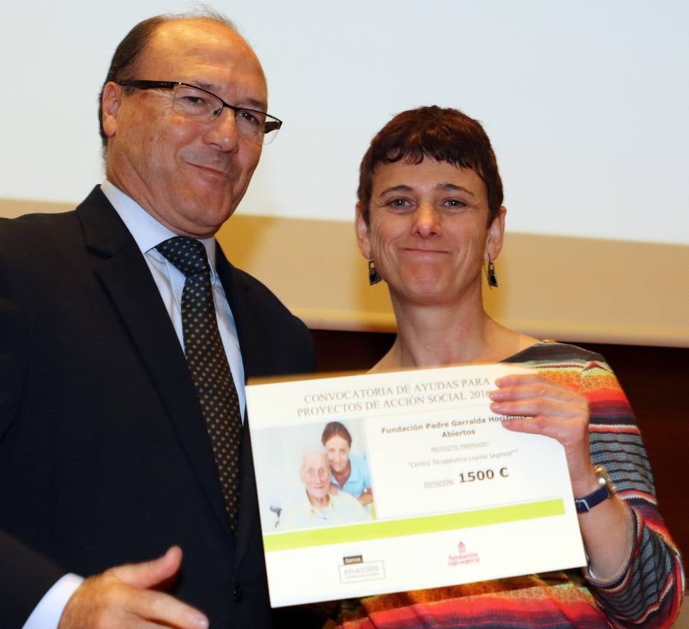 Bankia y la Fundación Caja Segovia entregan las ayudas a proyectos sociales de la provincia