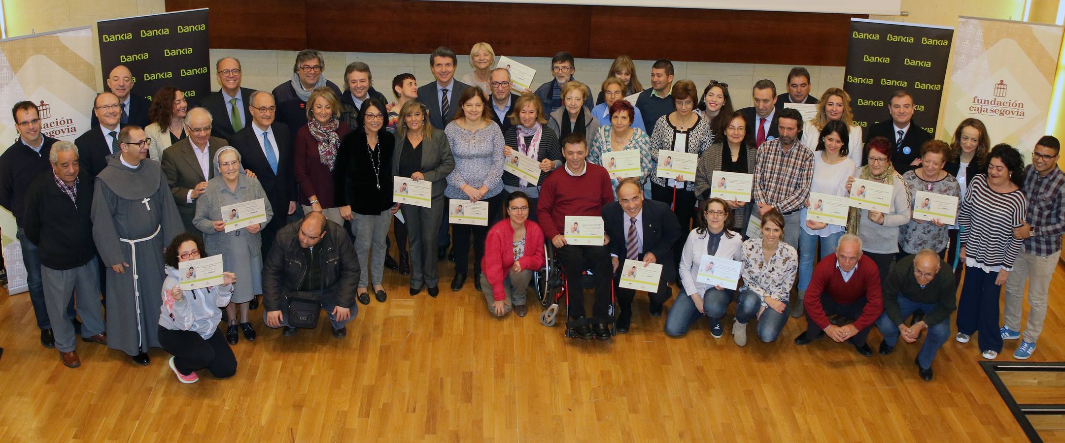 Bankia y la Fundación Caja Segovia entregan las ayudas a proyectos sociales de la provincia