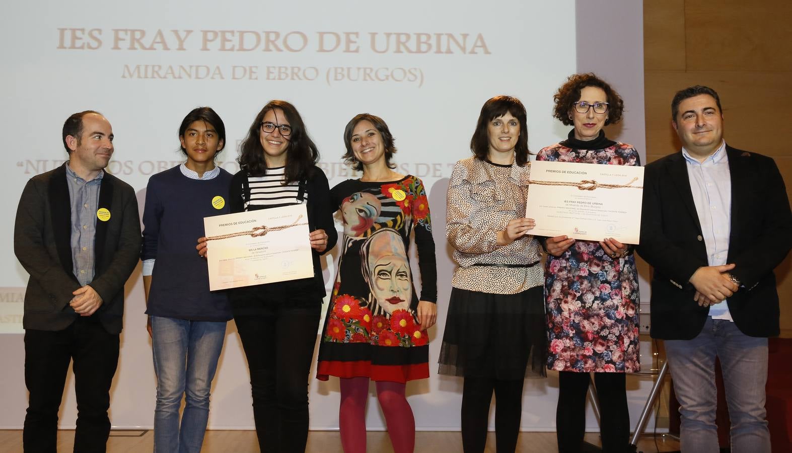 Premio Nacional de Educación para el Desarrollo 'Vicente Ferrer': IES La Merced, de Valladolid, e IES Fray Pedro de Urbina, de Miranda de Ebro (Burgos).