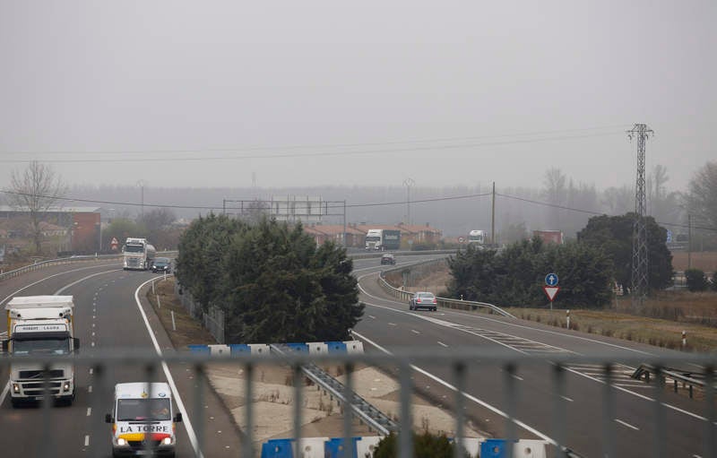 Niebla en la provincia de Palencia