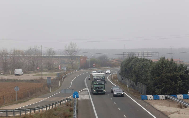 Niebla en la provincia de Palencia