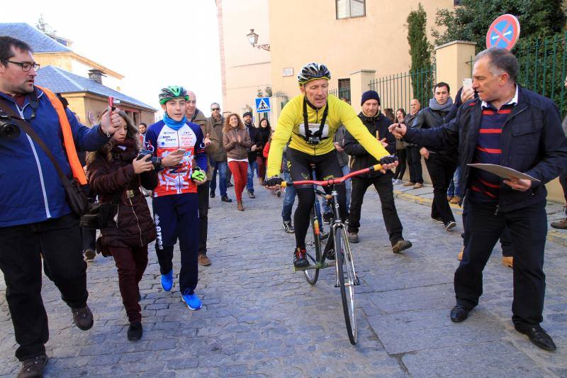 Carrera del pavo en Segovia