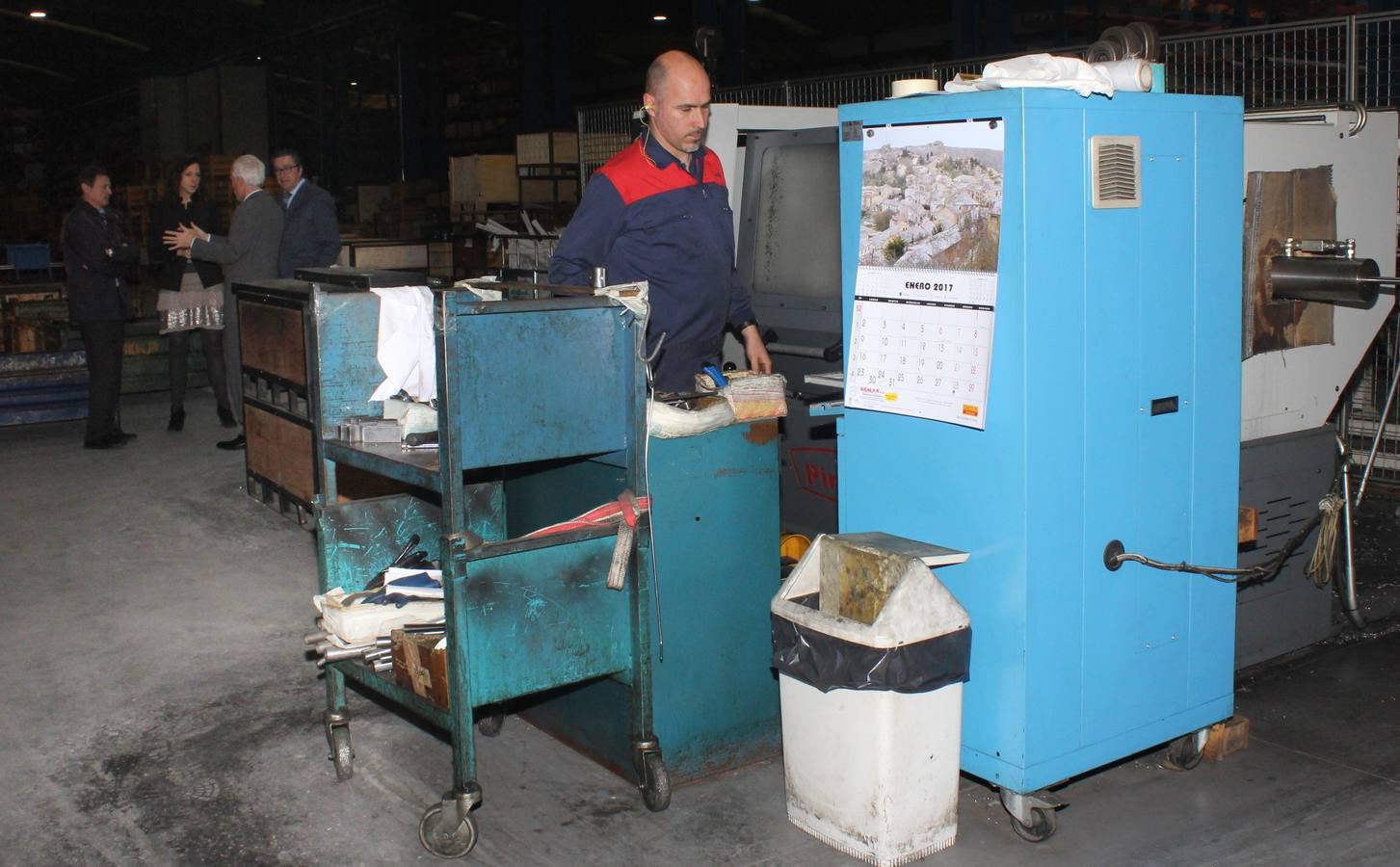 El delegado territorial, Luis Domingo González, visita las instalaciones de Cicrosa