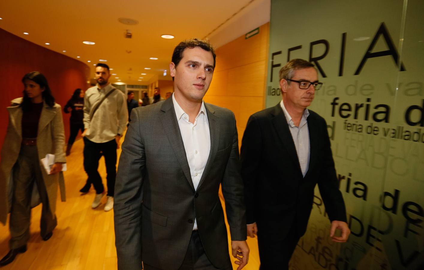 Albert Rivera participa en un acto con militantes en Valladolid