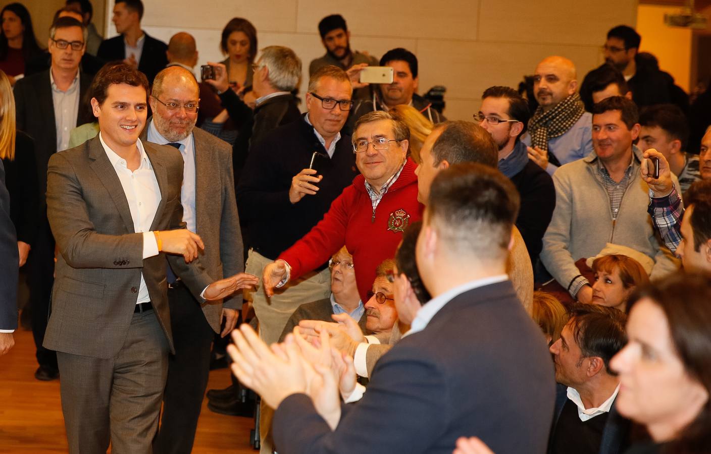 Albert Rivera participa en un acto con militantes en Valladolid