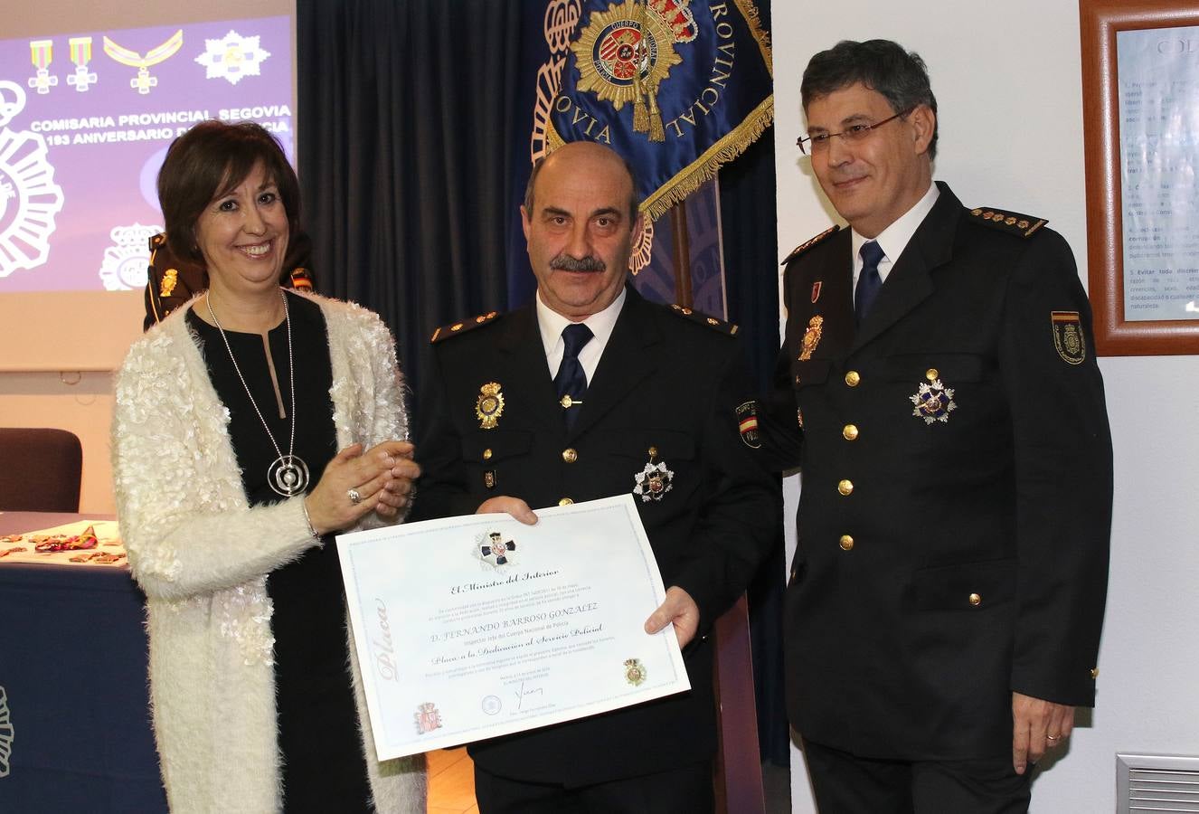 Segovia celebra el 193 aniversario de la Policía Nacional