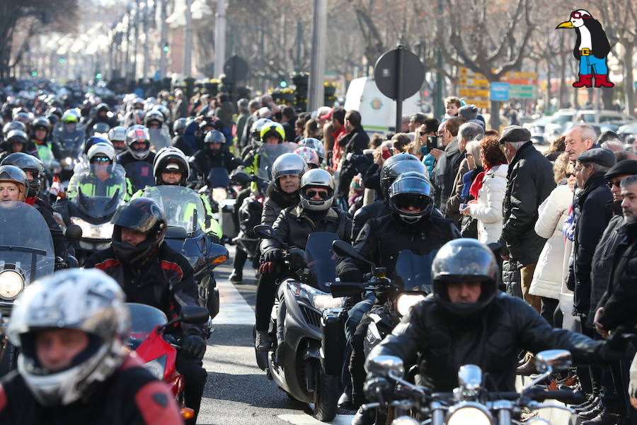 Ambiente en el desfile de banderas de Pingüinos en Valladolid (Fotos 1)