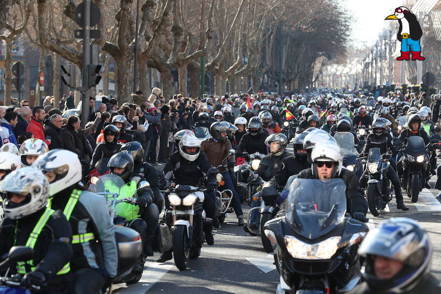 Ambiente en el desfile de banderas de Pingüinos en Valladolid (Fotos 2)