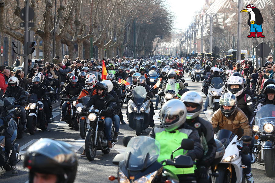 Ambiente en el desfile de banderas de Pingüinos en Valladolid (Fotos 2)