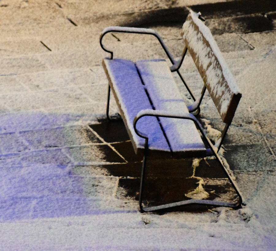 Nieve en Aguilar de Campoo