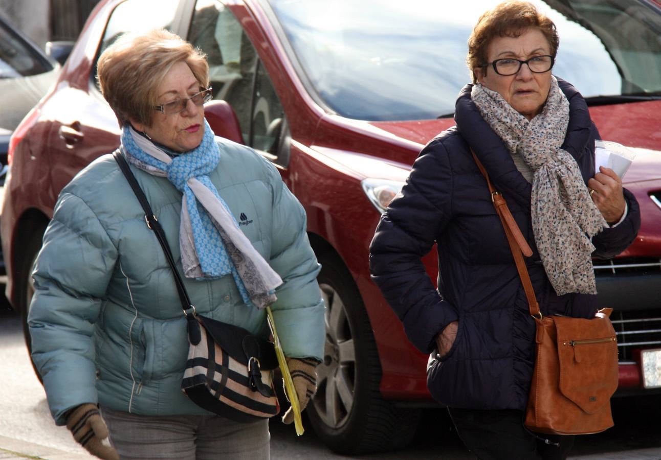 Jornada de frío en Cuéllar (Segovia)