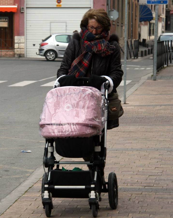 Jornada de frío en Cuéllar (Segovia)