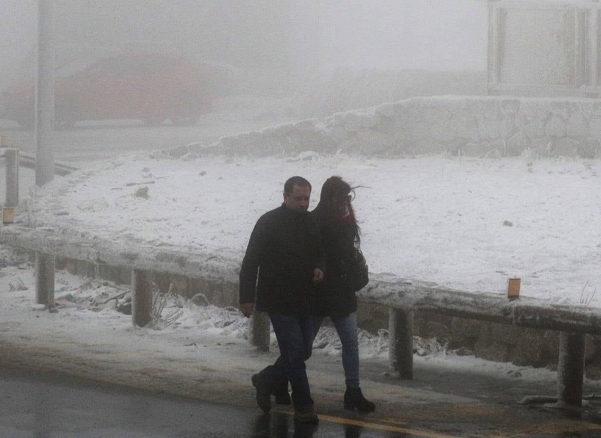 Frío en Segovia y nieve en Navacerrada