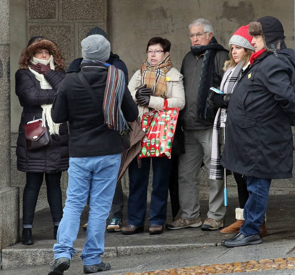 Frío en Segovia y nieve en Navacerrada