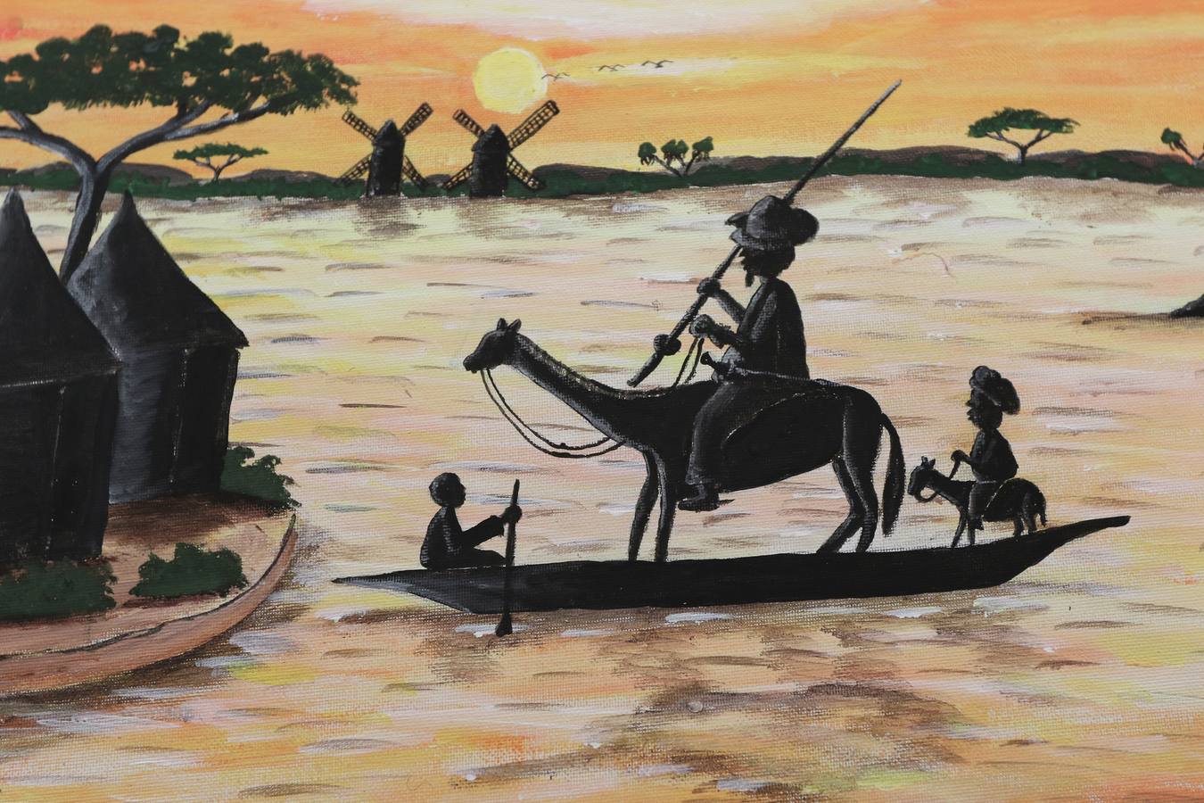 La Fundación Jiménez Arellano inaugura la exposición &#039;Don Quijote en el río Niger&#039;