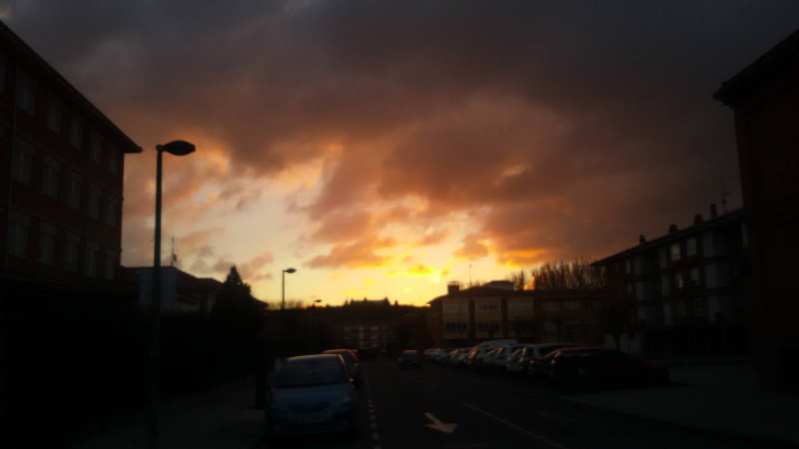 Jornada de frío en Aguilar de Campoo (Palencia)