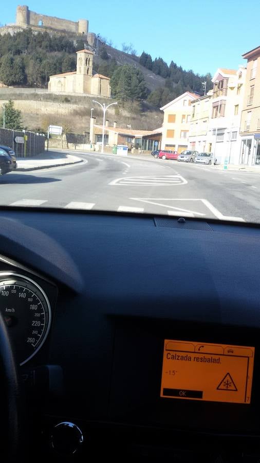 Jornada de frío en Aguilar de Campoo (Palencia)