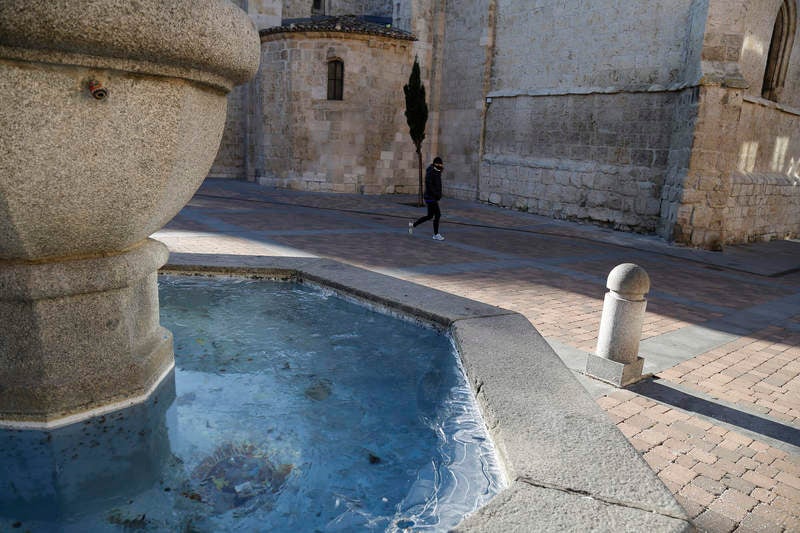 Jornada de frío en Palencia